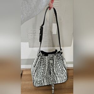 Nine West Elegant Black and White Women's Bag